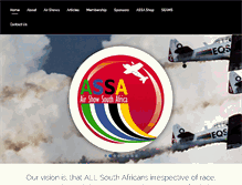 Tablet Screenshot of airshowsa.org.za